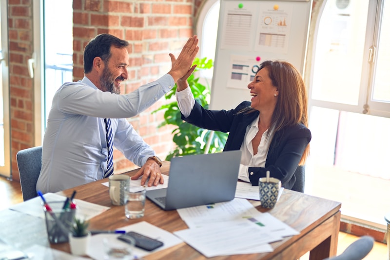 Business team collaboration